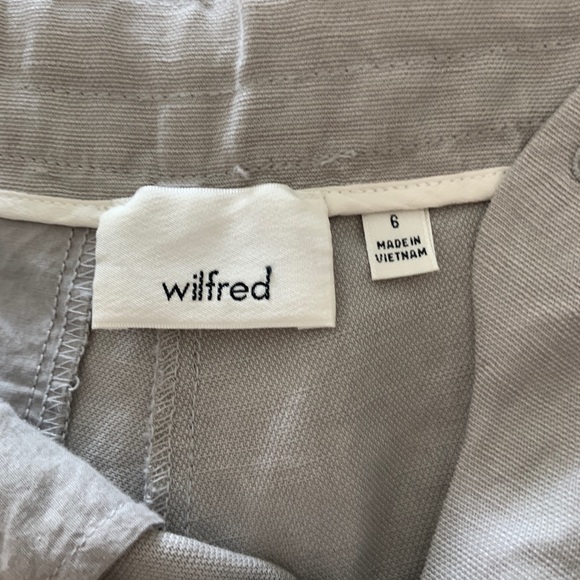 Grey Linen Wilfred Shorts with Drawstring - Picture 3 of 4